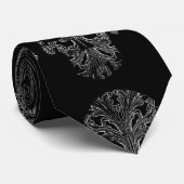Cravate Filigree Goth Day of Dead Skull (Roulé)