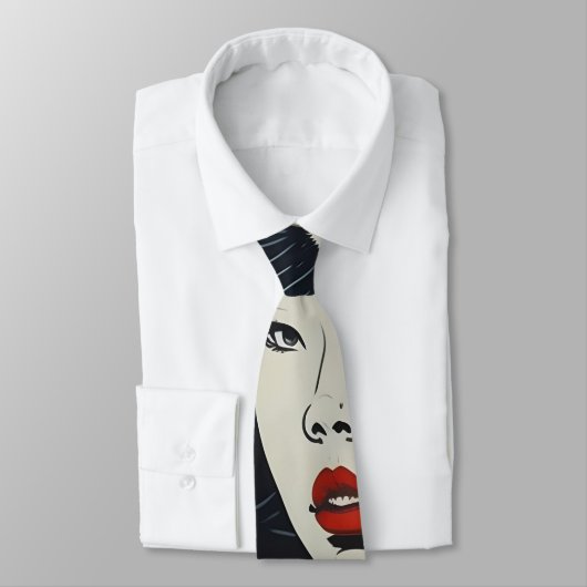 Cravate Fille asiatique colorée (Attaché)