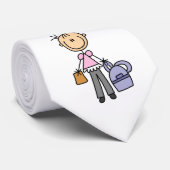 Cravate Fille avec cartable (Roulé)
