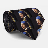 Cravate Fille avec une oreille perle (Roulé)