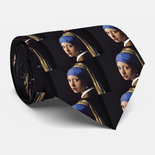 Cravate Fille avec une oreille perle (Roulé)