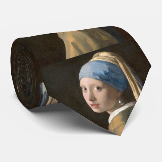 Cravate Fille avec une oreille perle (Roulé)