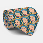 Cravate Fille Avec Une Perle À Porter (Roulé)