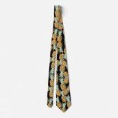 Cravate fille branchée chic tropical été fruit ananas (Dos)