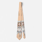 Cravate Fille chic élégante se promenant (Devant)