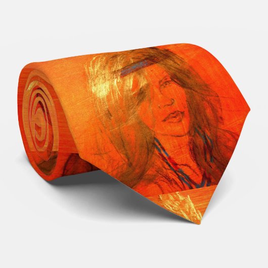 Cravate fille indienne (Roulé)