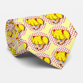 Cravate Fille jaune de Manga (Roulé)