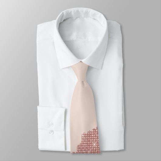 Cravate Fille moderne Rose Parties scintillant or rose pâl (Attaché)