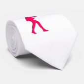 Cravate Fille rose (Roulé)