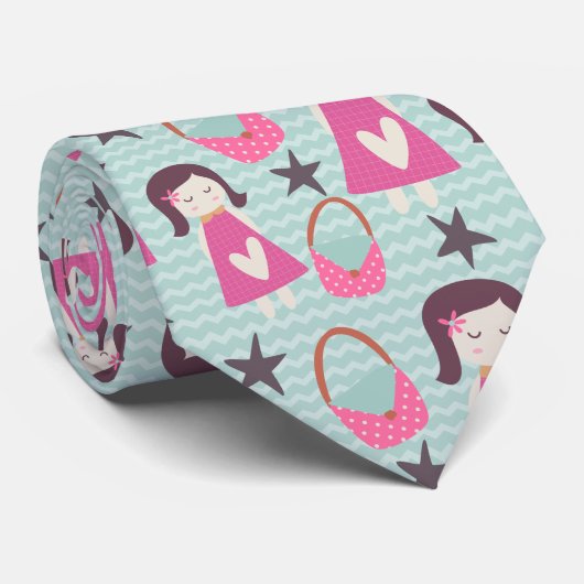 Cravate Filles et sacs à main (Roulé)