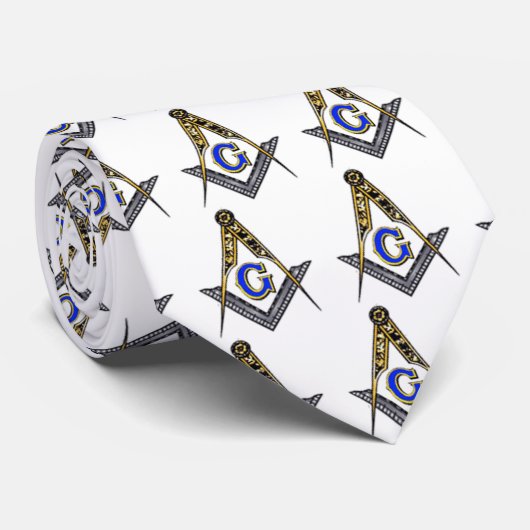Cravate finale de franc-maçon (Roulé)