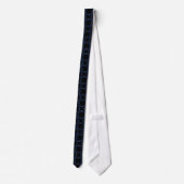 Cravate fine et polie, Royal Blue (Dos)