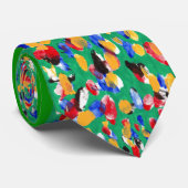 Cravate FINGERPRINT AMUSANTE (Roulé)