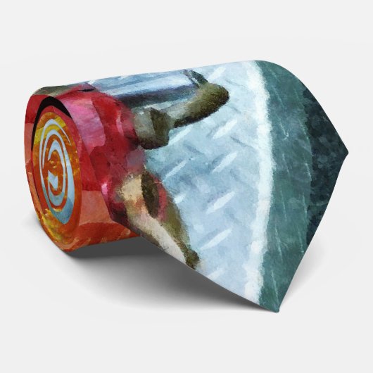 Cravate Fire absorbguisher on Fire Camion (Roulé)