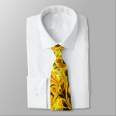 Cravate Fire Fractal Art 9 (Attaché)