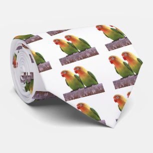 Cravate "Fischer's Lovebird"の 優 製
