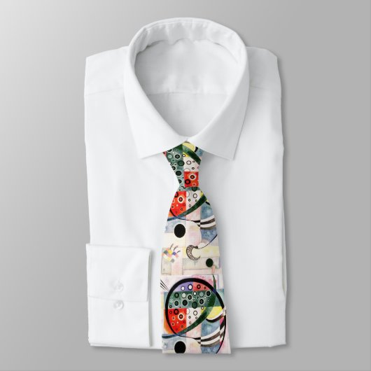Cravate "Fixe" artistique - Wassily Kandinsky Art moderne (Attaché)