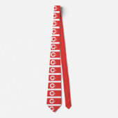 Cravate Flag of Calgary, Alberta Neck Tie (Devant)