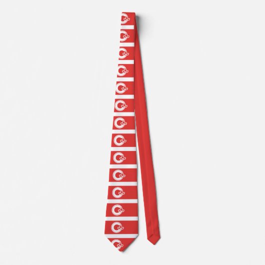Cravate Flag of Calgary, Alberta Neck Tie (Devant)