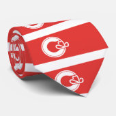 Cravate Flag of Calgary, Alberta Neck Tie (Roulé)