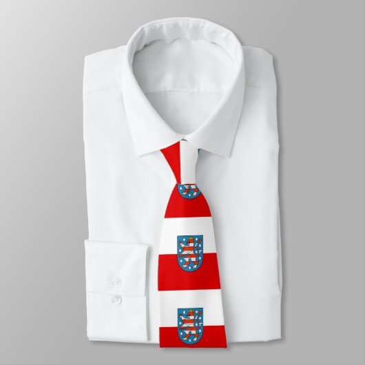 Cravate Flag of Thuringia Neck Tie (Attaché)