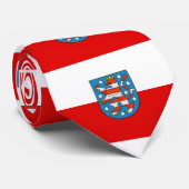 Cravate Flag of Thuringia Neck Tie (Roulé)