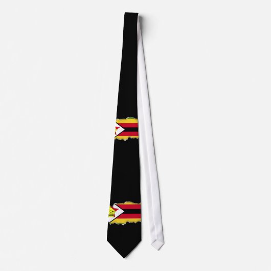 Cravate Flag of Zimbabwe (Devant)