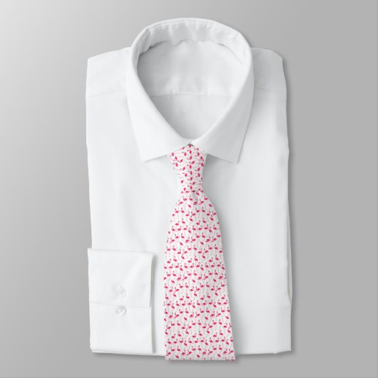 Cravate Flamant rose (Attaché)