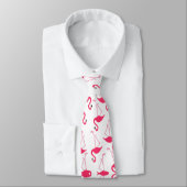 Cravate Flamant rose (Attaché)