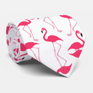Cravate Flamant rose