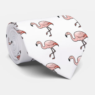 Cravate Flamant rose chilien