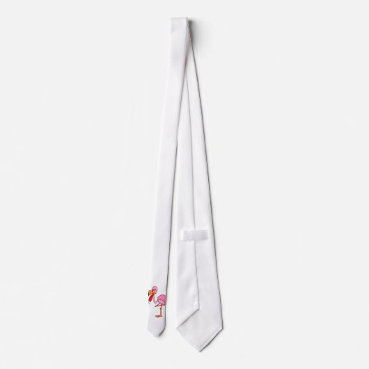 Cravate Flamant rose de bonus (Dos)