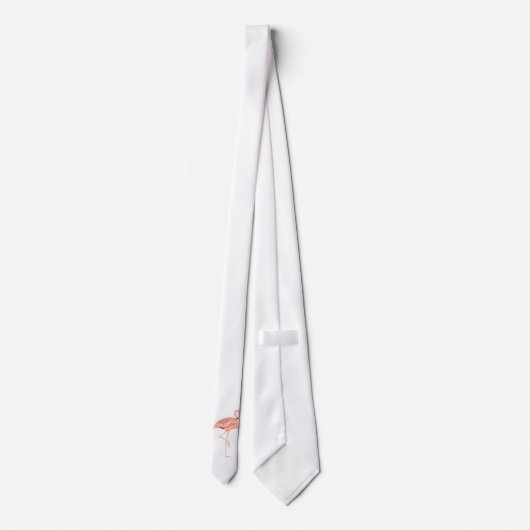 Cravate Flamant rose de Freddy (Dos)