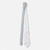 Cravate Flamant rose Fun Tropical Motif (Dos)
