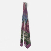 Cravate Flamant rose tropical sauvage (Dos)