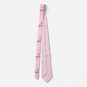 Cravate Flamants roses Valentine (Dos)