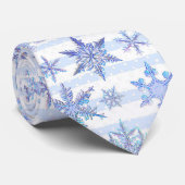 Cravate Flambeaux de Noël (Roulé)