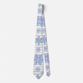 Cravate Flambeaux de Noël (Devant)