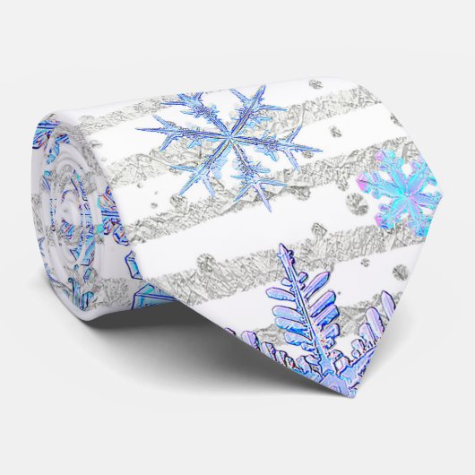 Cravate Flambeaux de Noël (Roulé)