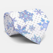 Cravate Flambeaux de Noël (Roulé)