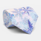 Cravate Flambeaux de Noël (Roulé)