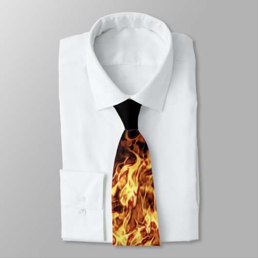 Cravate FLAMES IMAGINAIRES (effets de cou) (Attaché)