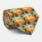 Cravate Flaming June de Lord Frederic Leighton (Roulé)