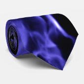 Cravate Flamme bleue (Roulé)