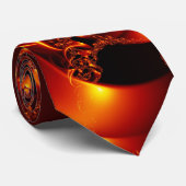 Cravate Flamme fractale (Roulé)