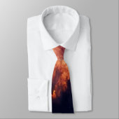Cravate Flamme Nebula NGC 2024 Ceinture d'Orion (Attaché)