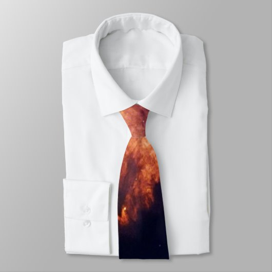Cravate Flamme Nebula NGC 2024 Ceinture d'Orion (Attaché)