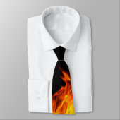 Cravate Flamme orange (Attaché)