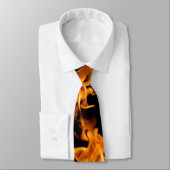 Cravate Flamme orange (Attaché)