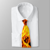 Cravate Flamme orange (Attaché)